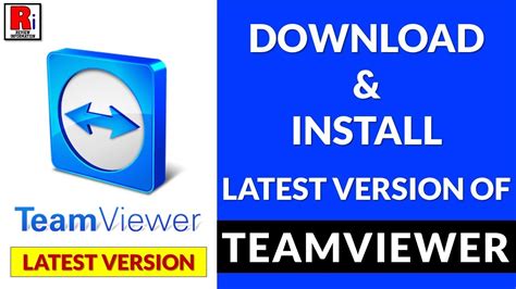 The same program is installed on both. . Install teamviewer free download